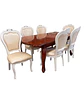 Comedor Clásico Retráctil de Roble Americano con 6 Sillas - Miniatura 8