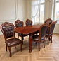Comedor Clásico Retráctil de Roble Americano con 6 Sillas - Miniatura 10