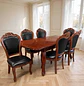 Comedor Clásico Retráctil de Roble Americano con 6 Sillas - Miniatura 13