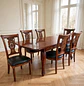 Comedor Clásico Retráctil de Roble Americano con 6 Sillas - Miniatura 16
