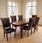 Comedor Clásico Retráctil de Roble Americano con 6 Sillas - Miniatura 19