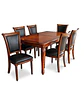 Comedor Rectangular Extensible de Madera 6 a 8 Sillas Tapizadas - Miniatura 8