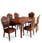 Comedor Rectangular Extensible de Madera 6 a 8 Sillas Tapizadas - Miniatura 20