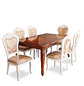 Comedor Rectangular Extensible de Madera 6 a 8 Sillas Tapizadas - Miniatura 14