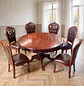 Comedor Redondo de 6 Sillas en Madera de Roble Americano - Miniatura 22