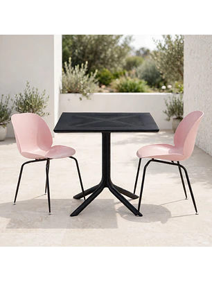 Set Mesa de Terraza Emy con 2 Sillas Nórdica