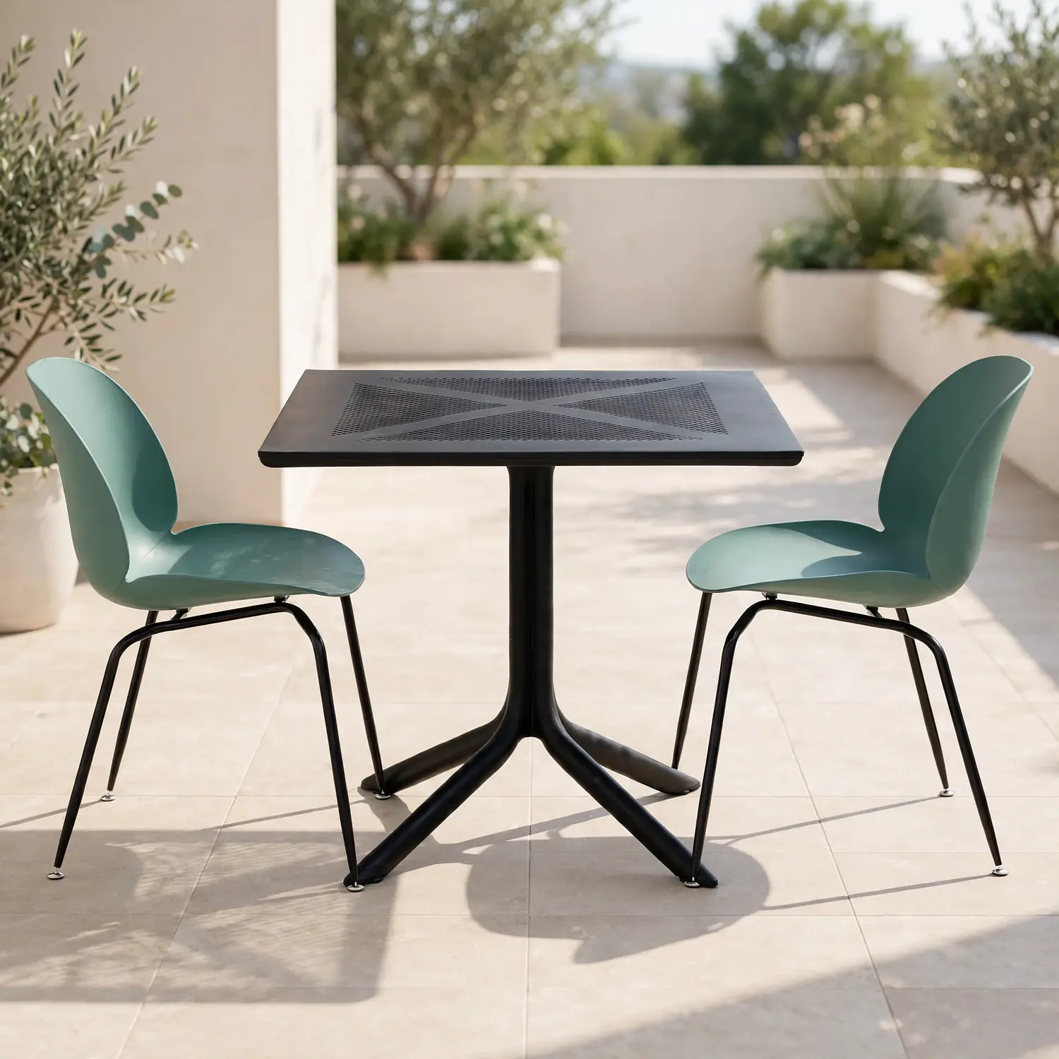 Set Mesa de Terraza Emy con 2 Sillas Nórdica 8