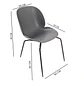Set de Terraza de 2 Sillas y Mesa Redonda de Vidrio 110 cm - Miniatura 5