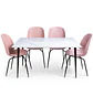 Set Comedor 4 Sillas Beetle y Mesa Rectangular Tipo Mármol  - Miniatura 3