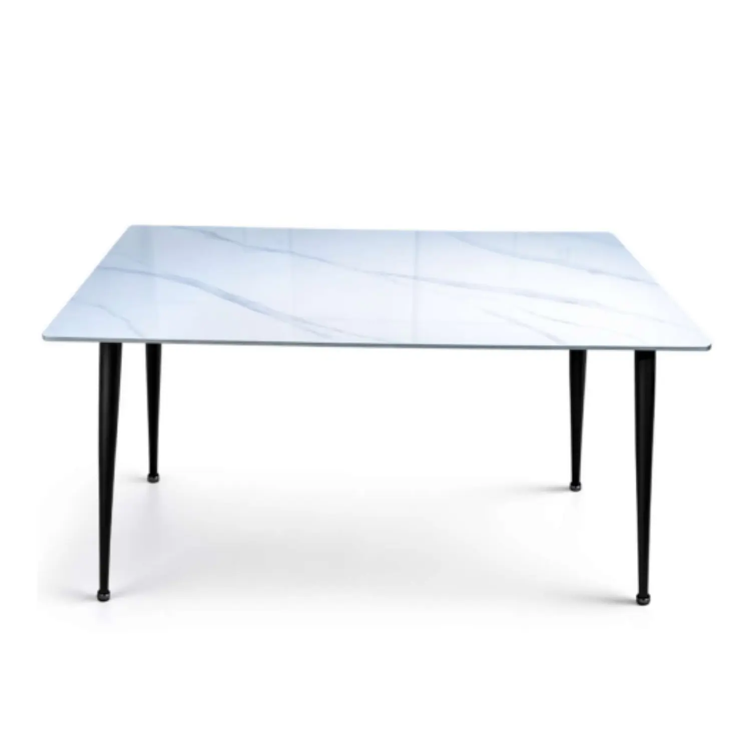 Set Comedor 4 Sillas Beetle y Mesa Rectangular Tipo Mármol  20
