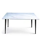 Set Comedor 4 Sillas Beetle y Mesa Rectangular Tipo Mármol  - Miniatura 20