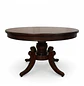 Comedor Redondo Clásico de Madera Caoba con 4 Sillas - Miniatura 27