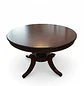 Comedor Redondo Clásico de Madera Caoba con 4 Sillas - Miniatura 28