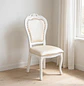 Silla Comedor Grecia Blanca de Madera Americana Clásica - Miniatura 1