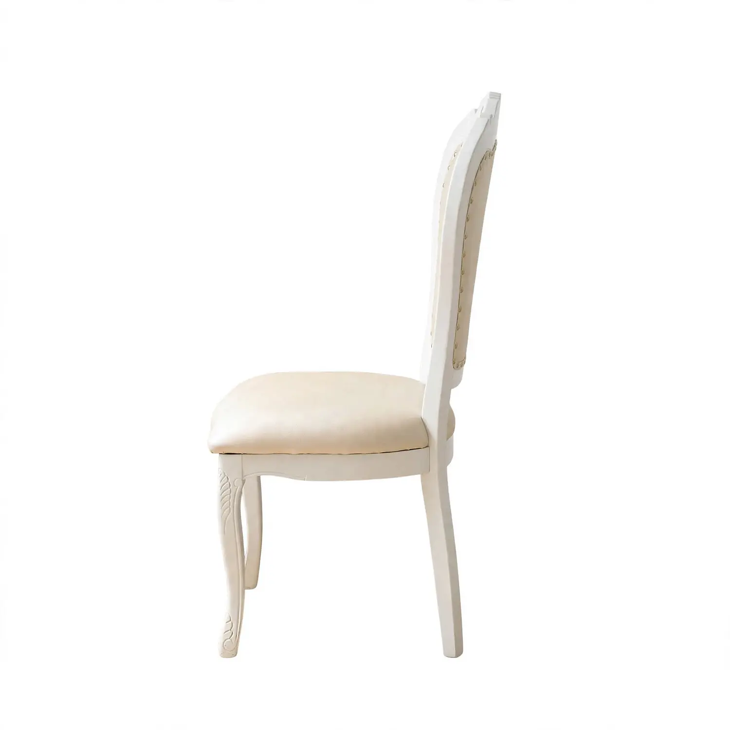 Silla Comedor Grecia Blanca de Madera Americana Clásica 4