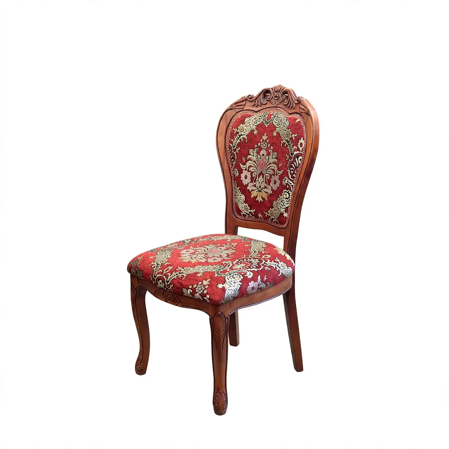 Silla Comedor Florencia Madera Clásica Tapizada Elegante 4