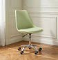 Silla Tulip con Ruedas Giratoria para Oficina, Salón de belleza y Manicura  - Miniatura 8