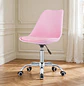 Silla Tulip con Ruedas Giratoria para Oficina, Salón de belleza y Manicura  - Miniatura 4
