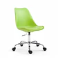 Silla Tulip con Ruedas Giratoria para Oficina, Salón de belleza y Manicura  - Miniatura 3