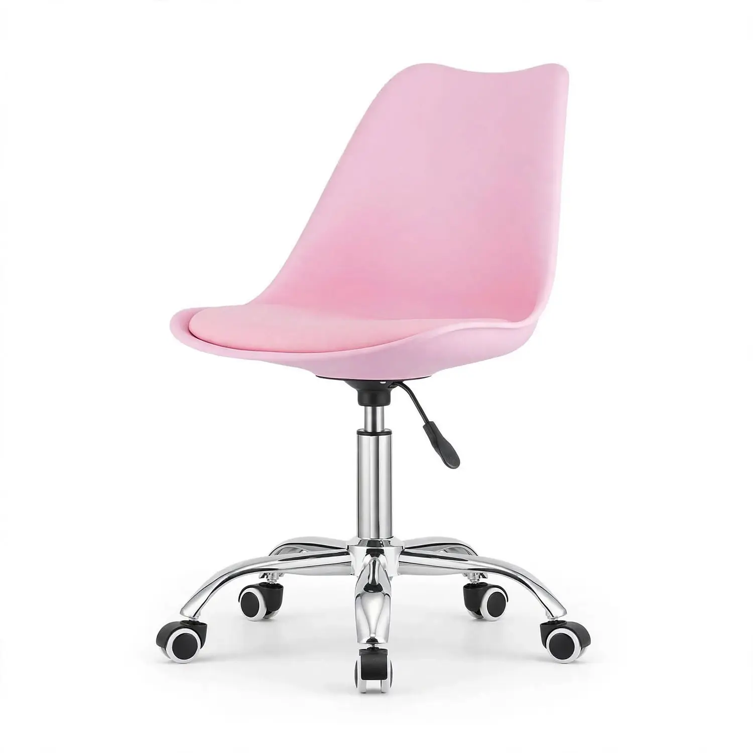 Silla Tulip con Ruedas Giratoria para Oficina, Salón de belleza y Manicura  5