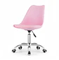 Silla Tulip con Ruedas Giratoria para Oficina, Salón de belleza y Manicura  - Miniatura 5