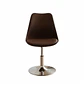 Silla de Manicure Profesional Tulip Cafe con Base Cromada para Salón de Belleza - Miniatura 3