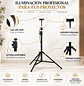 Aro de Luz Led 35W AL0002 Profesional con Trípode y Soporte Celular - Miniatura 2
