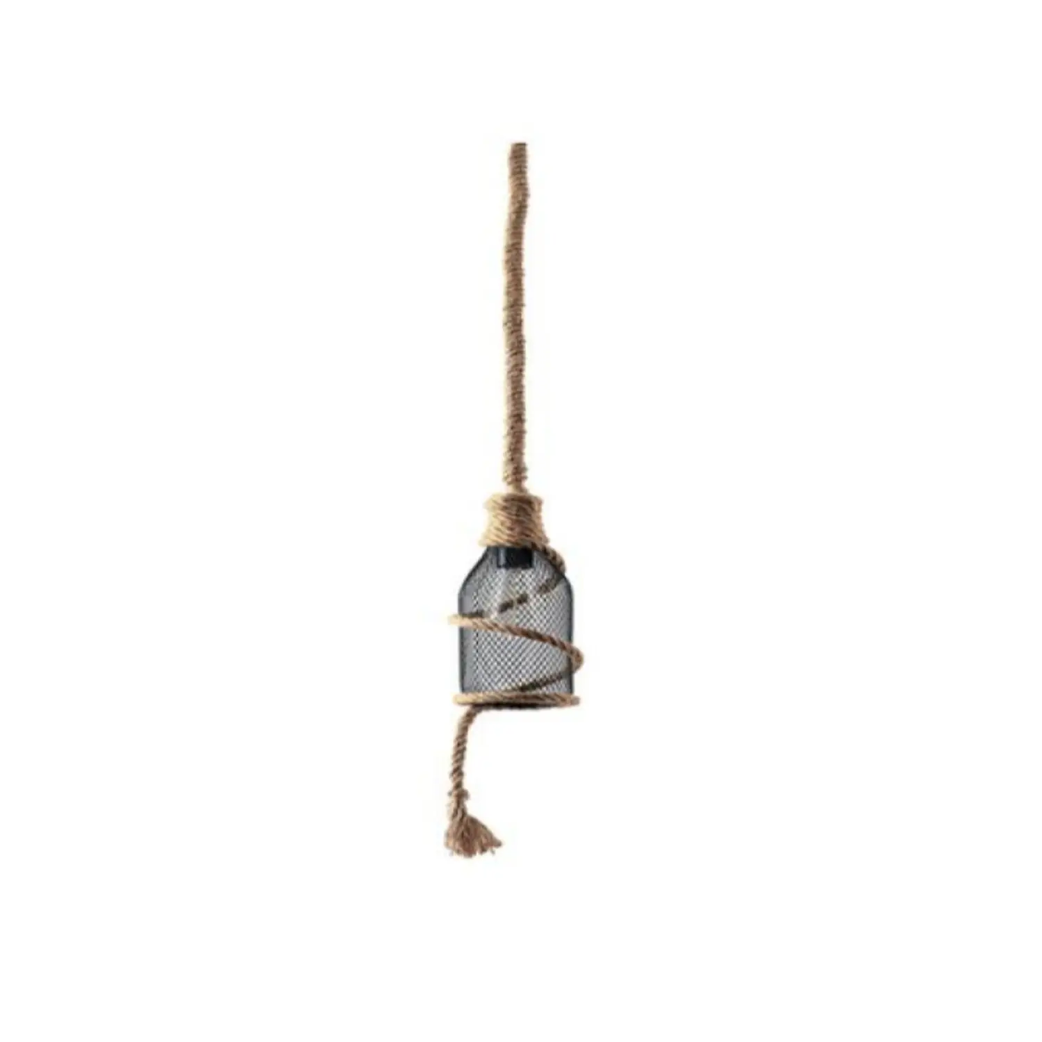 Lámpara Colgante Rústica Botella Vintage Decorativa 3