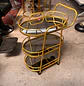 Carrito de Bar de 3 Pisos con Acabado Dorado - Miniatura 5