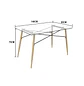 Mesa Rectangular de Vidrio Eiffel 120x80 cm - Miniatura 4