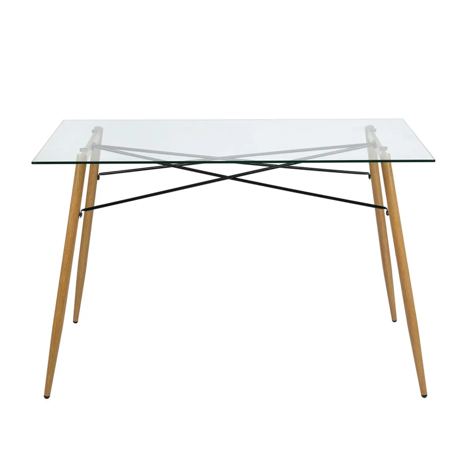 Mesa Rectangular de Vidrio Eiffel 120x80 cm 5