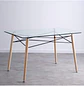 Mesa Rectangular de Vidrio Eiffel 120x80 cm - Miniatura 1