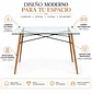 Mesa Rectangular de Vidrio Eiffel 120x80 cm - Miniatura 2