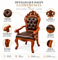 Sitial Mónaco para Comedor en Madera Americana - Miniatura 2