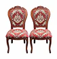 Set de 2 Sillas Comedor Florencia en Madera Tapizadas Elegantes - Miniatura 3