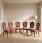 Set de 6 Sillas Comedor Florencia en Madera Tapizadas Elegantes - Miniatura 1