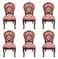 Set de 6 Sillas Comedor Florencia en Madera Tapizadas Elegantes - Miniatura 3