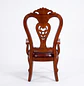 Sitial de Comedor Clásico Victoria de Madera con Brazos Tapizado - Miniatura 5