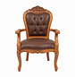 Set de 2 Sitiales Irlanda Para Comedor Madera Americana - Miniatura 4