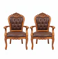 Set de 2 Sitiales Irlanda Para Comedor Madera Americana - Miniatura 7