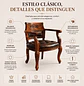 Set de 2 Sitiales Narnia Para Comedor de Madera Americana - Miniatura 2