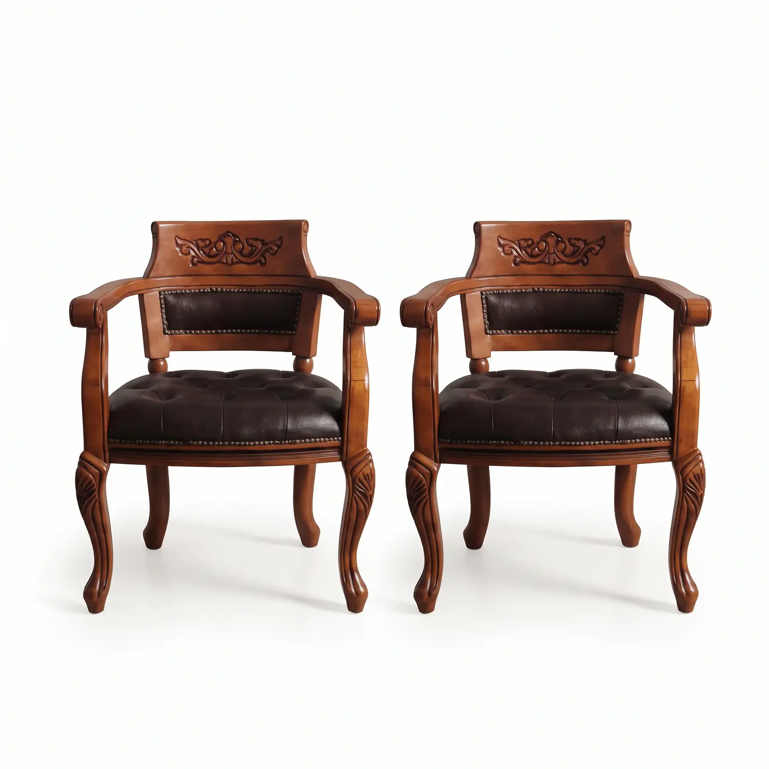 Set de 2 Sitiales Narnia Para Comedor de Madera Americana 3