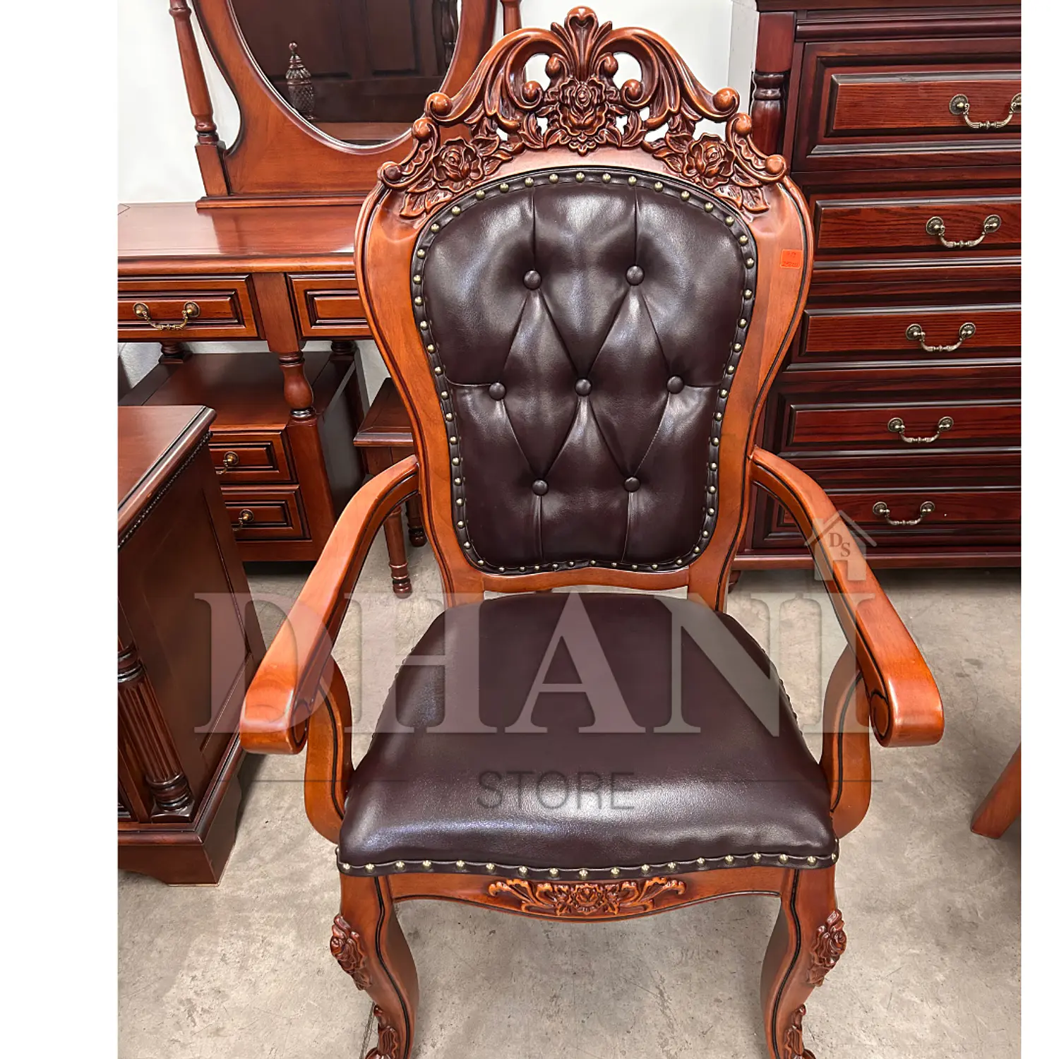 Set de 2 Sitiales Mónaco para Comedor en Madera Americana 6