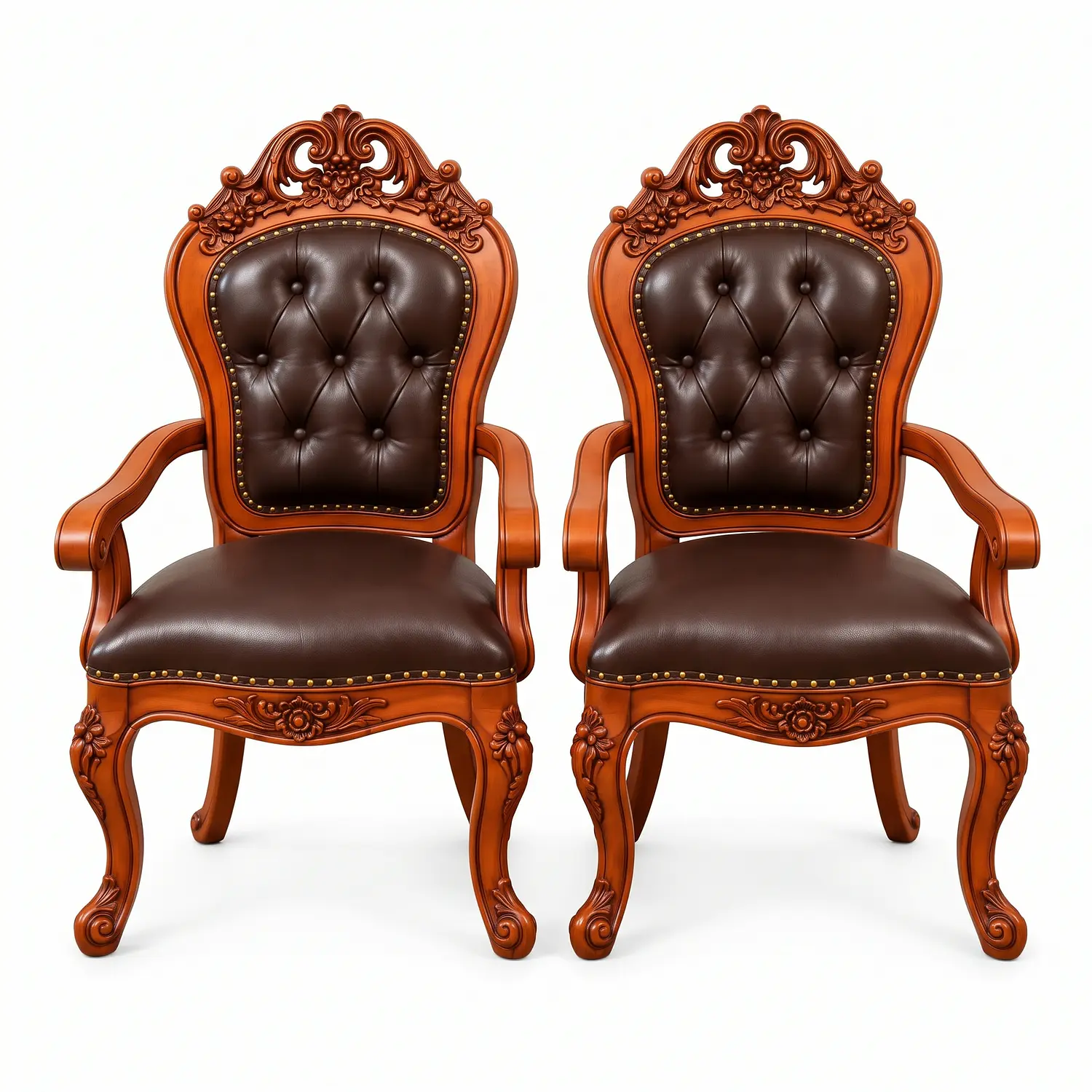 Set de 2 Sitiales Mónaco para Comedor en Madera Americana 3