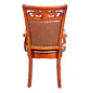 Set de 2 Sitiales de Comedor Caoba Europea Tallada con Brazos Clásica - Miniatura 6