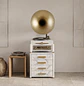 Tocadiscos Clásico Marmoleado Retro Vintage con Mueble - Miniatura 1