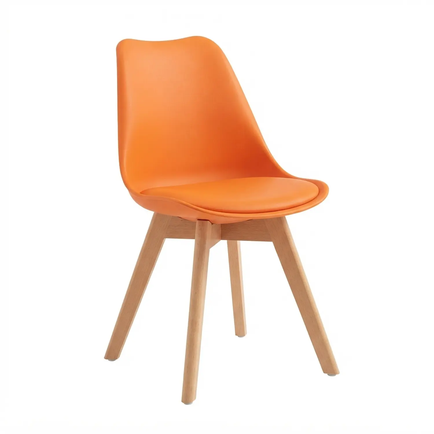 Juego de Comedor Mesa Eames Blanca y 4 Sillas Tulip 6