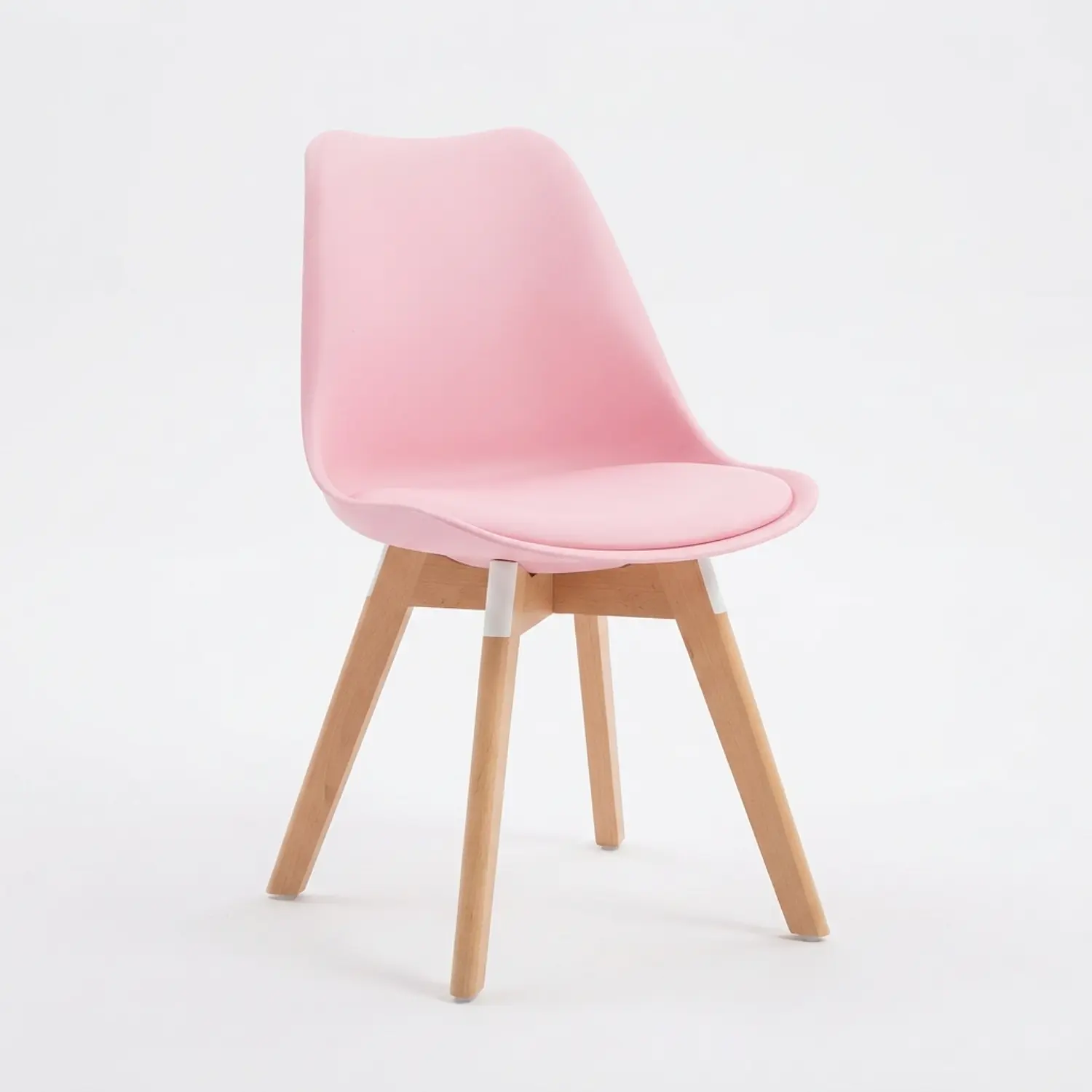 Juego de Comedor Mesa Eames Blanca y 4 Sillas Tulip 2