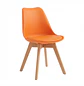 Juego de Comedor Mesa Eames Negra y 4 Sillas Tulip - Miniatura 2