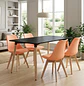 Juego de Comedor Mesa Eames Negra y 4 Sillas Tulip - Miniatura 9